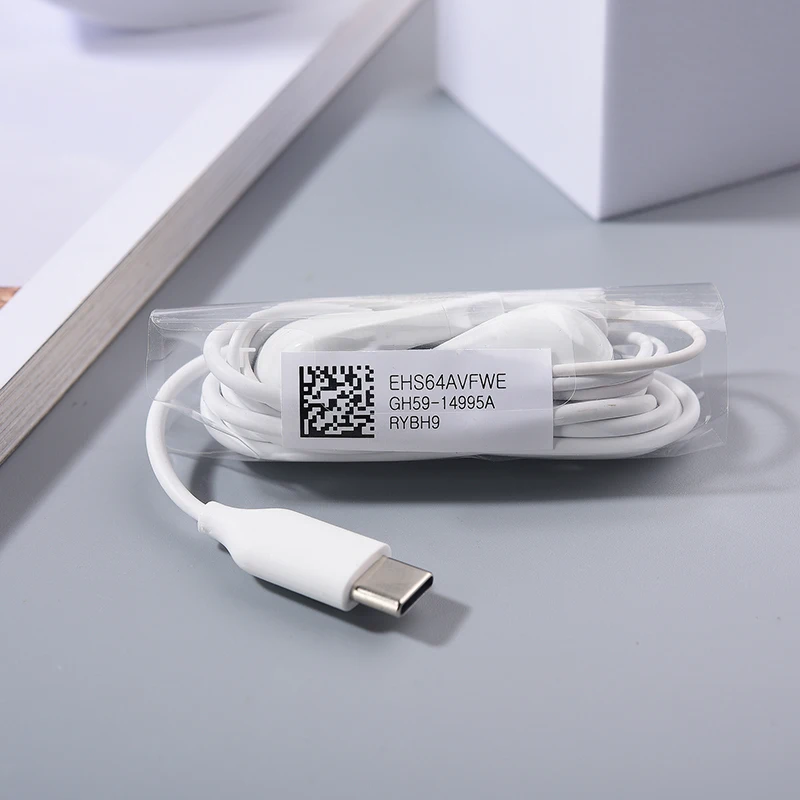 Проводные внутриканальные наушники USB Type C с микрофоном для Samsung