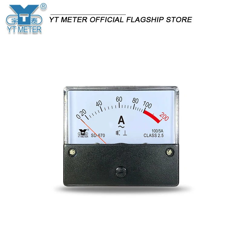SD670 Амперметр перегрузки переменного тока 30/50/75/100/200/400/5A Указатель 2 буфера dh670