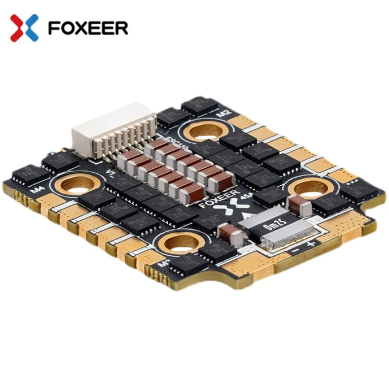 FOXEER Reaper F4 Mini 128K 45A BL32 4in1 ESC 20*20mm M3 3-6S BLHeli32 DShot150/300/600/1200 for FPV RC Drone Racing enlarge