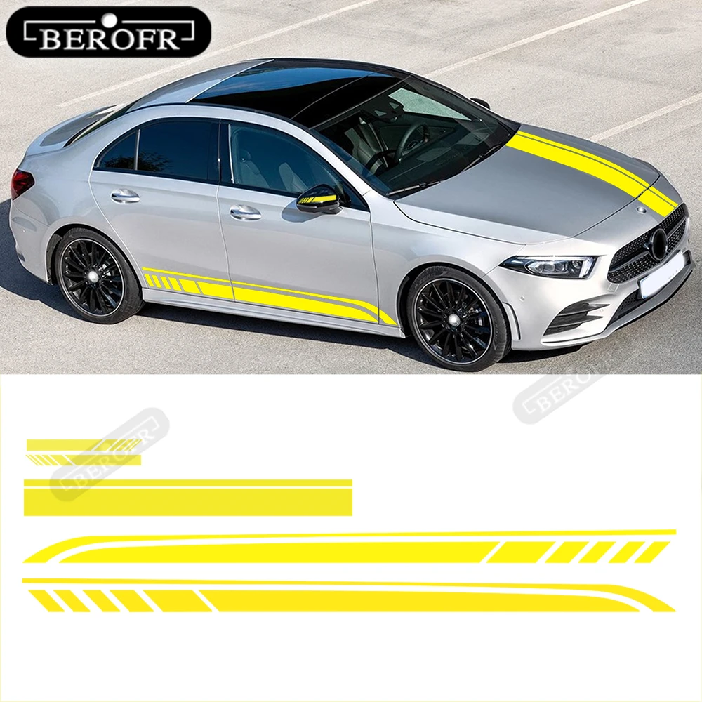 

5 шт., автомобильные виниловые наклейки для зеркала заднего вида Mercedes Benz W176 A Class A45 AMG A200 A180