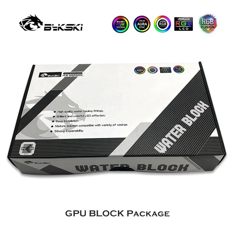 Водяной блок графического процессора Bykski для VGA MSI RTX2060 GAMING ZVENTUS, водяное охлаждение видеокарты, радиатор VGA, 5 В12 В N-MS2060GAMING-Z-X (art.: 3920ccf418bfe) - 3920ccf418bfe