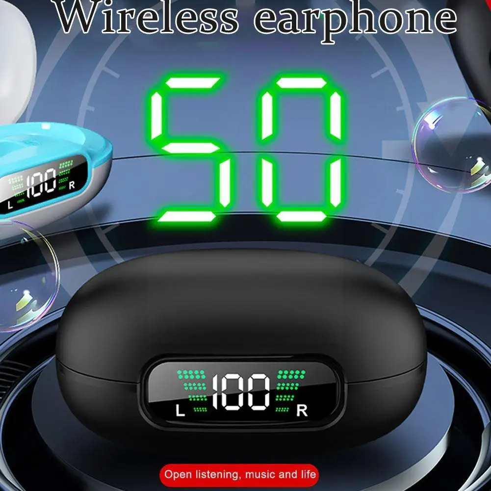 

Summer New Cross-border Wireless Bluetooth Headphones Sports Noise-cancelling Mini Endurance Ultra-long Running Pinch-ear F9V1