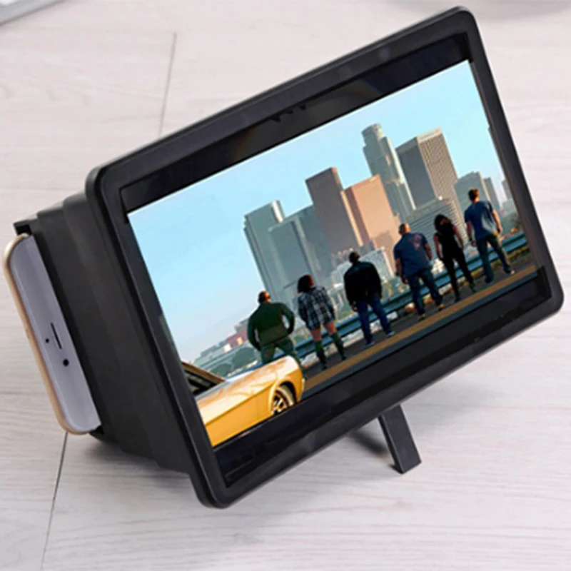 

8,2 дюймовый универсальный портативный 3D видео увеличитель экрана смартфона увеличительный усилитель