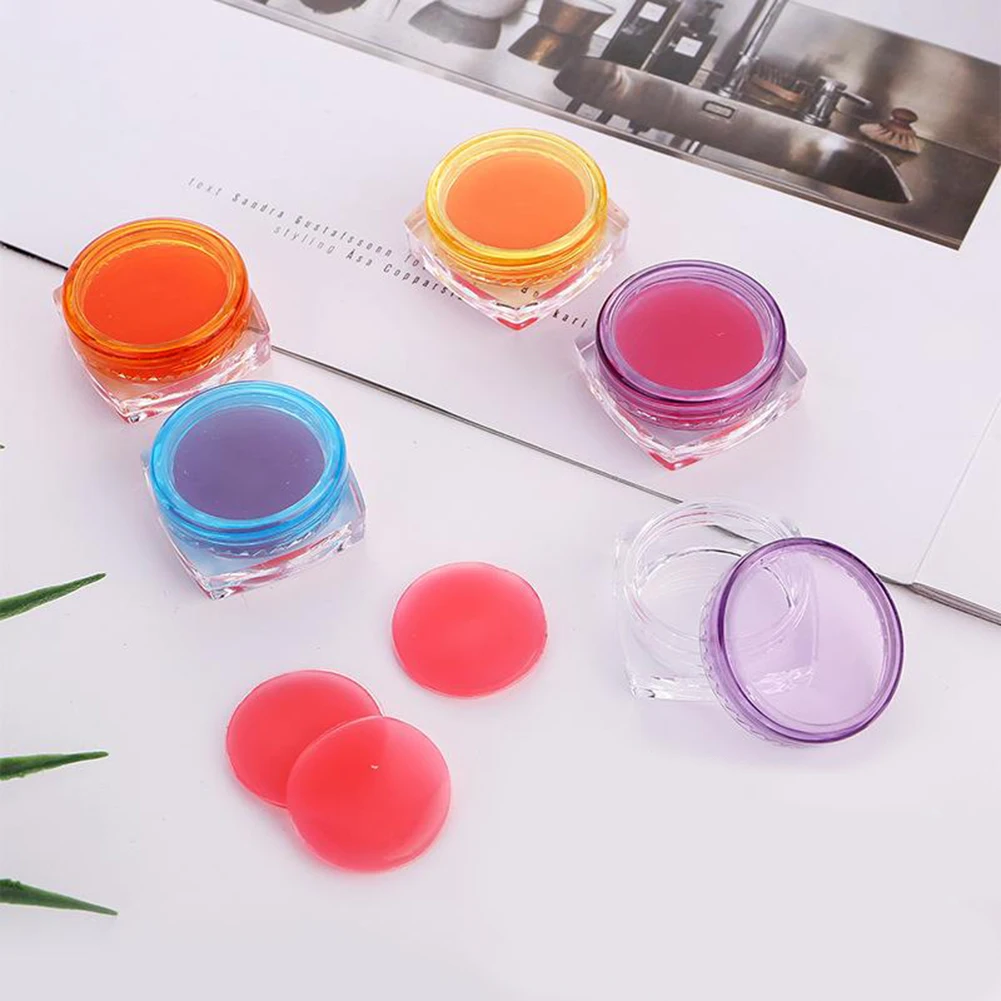 

5Pcs Diamond Painting Clay Bottle Silicone Resin Drill Pen Diamond Painting Cross Stitch Clay Storage Box Embroidery DIY