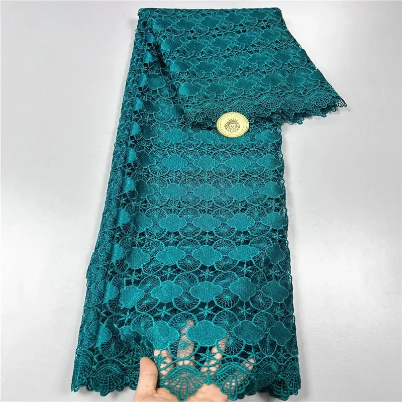 5 ярдов однотонная мягкая Водорастворимая французская гипюровая кружевная