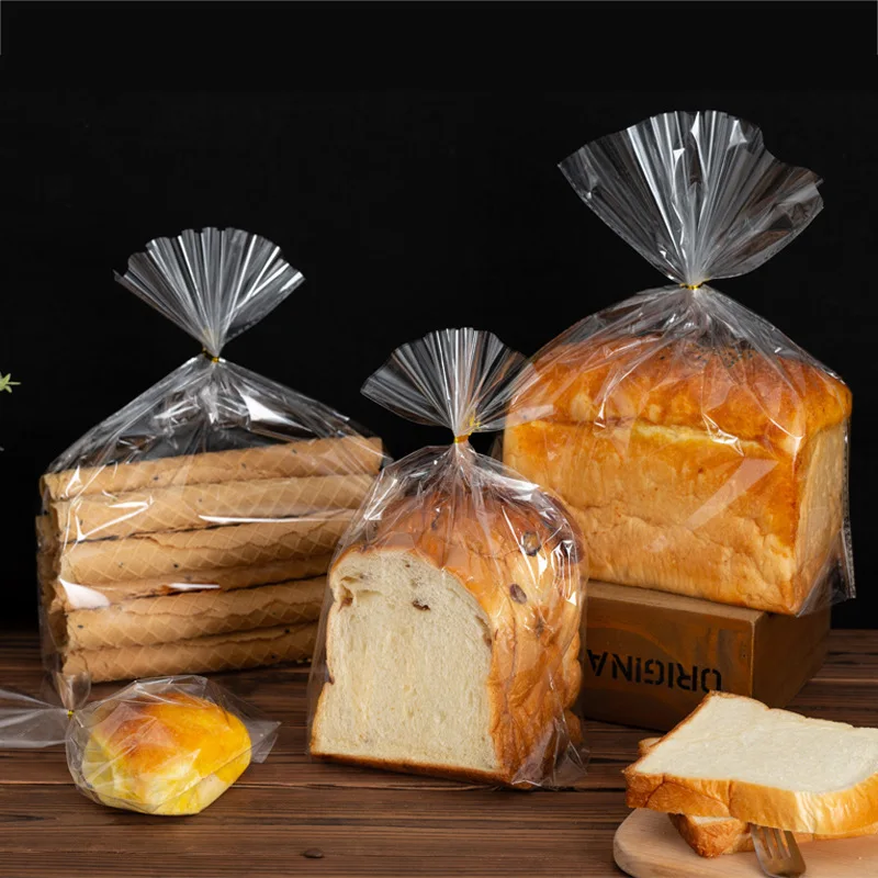 Прозрачный пакет для сладостей пластиковый целлофановый открытый плоский