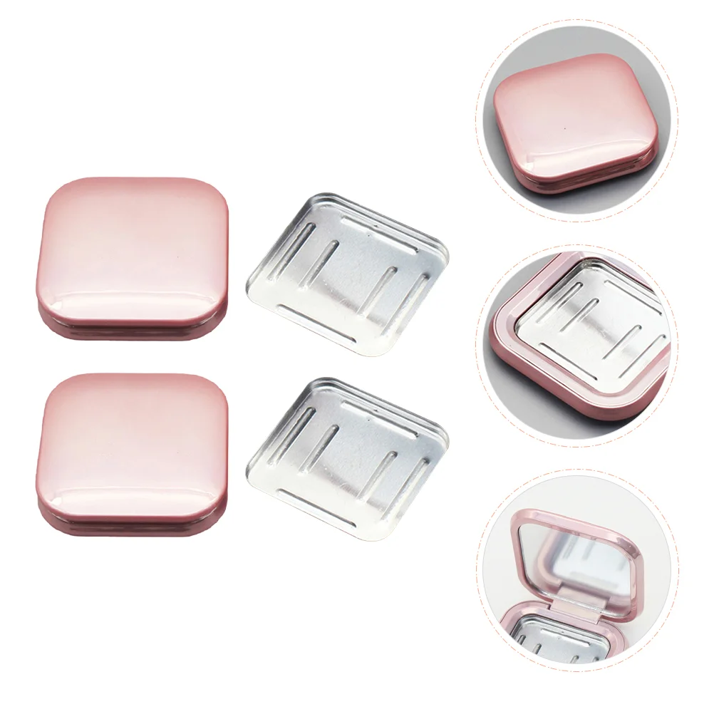 

4 Pcs Packaging Box Empty Highlighter Case Eyeshadow Dispenser Palettes Makeup Lipstick Container Tray Blush