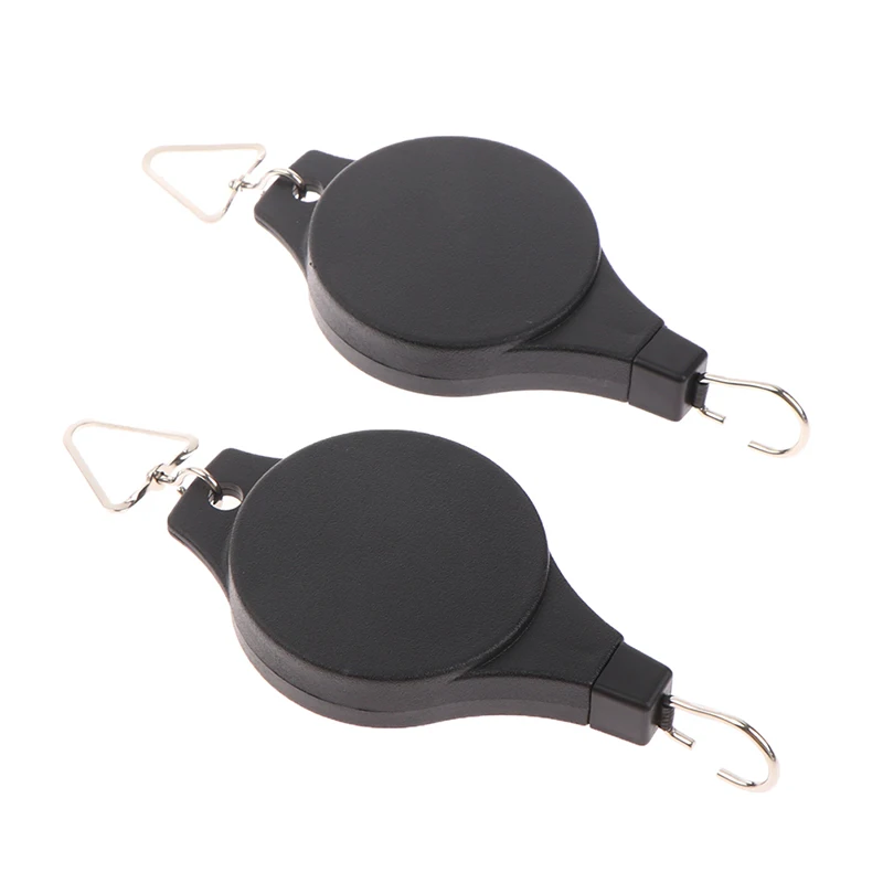 

1Pc Retractable Plant Pulley Adjustable Heavy Duty Hanging Flower Basket Hanger Hooks for Garden Baskets Pots Birds Feeder