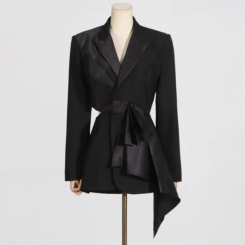 Женский блейзер с бантом VGH