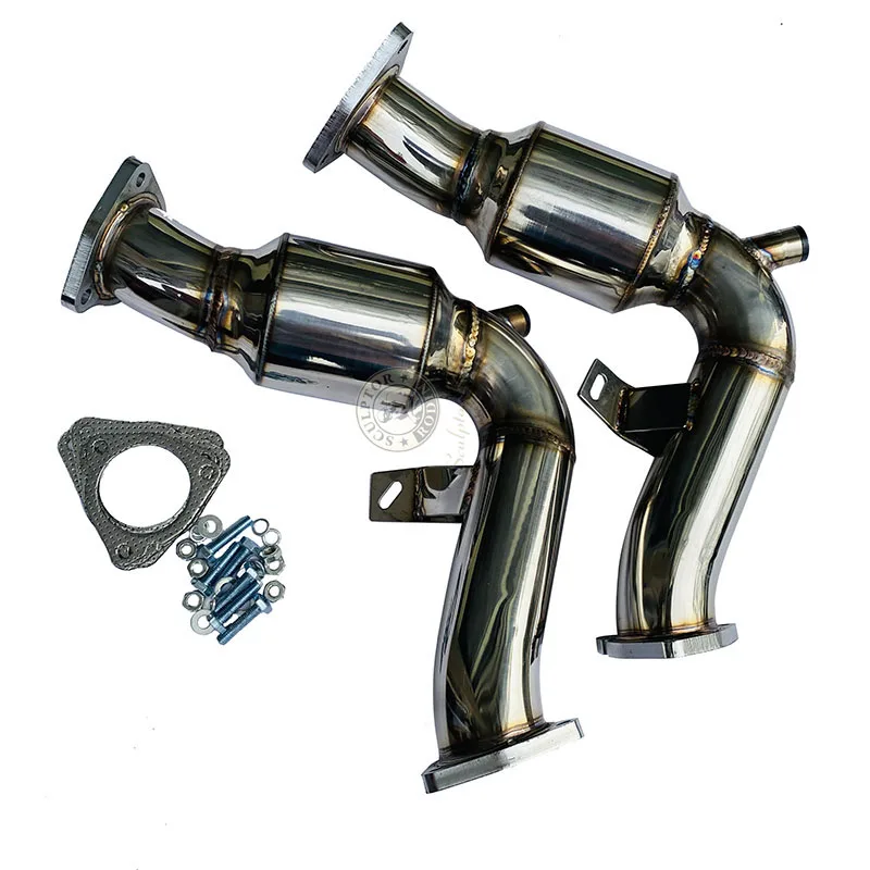 

Turbo Catless Downpipe Exhaust For S4 S5 A7 A8 B8 Q5 SQ5 3.0 TFSI V6 . B8 S4 and S5 3.0T engines A4 S4 B8 B8.5 3.0 TFSI D4