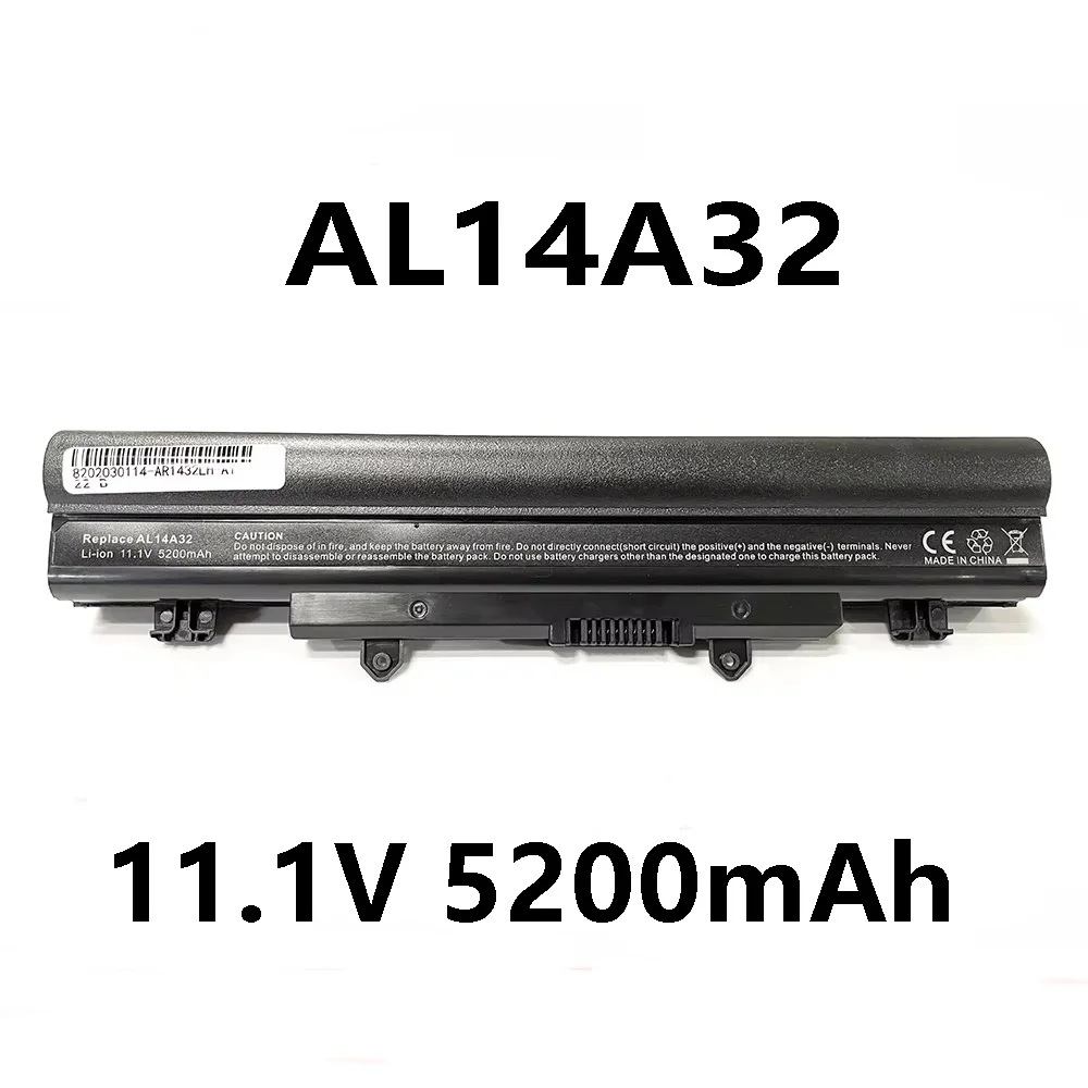 AL14A32 11 1 В 5200 мАч аккумулятор для ноутбука Acer Aspire E14 E15 E5 V3-472 V3-572 E5-531 E5-411 E5-421 E5-511G E5-571