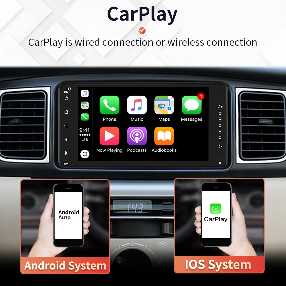 Автомобильная магнитола 2 Din 7 дюймов Android 10 мультимедийный проигрыватель для Toyota