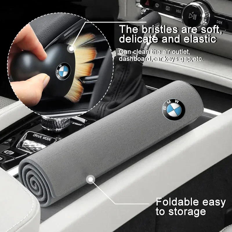 Замшевая чистая кожаная ткань инструмент для чистки автомобильной мойки мягкая