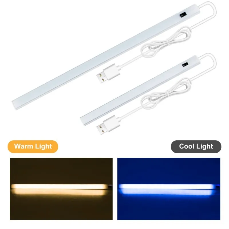 

30cm/40cm/50cm LED Under Cabinet Light Hand Sweep Switch Under Cabinet LED Kitchen Light Sensor Light Wardrobe LED Night Light