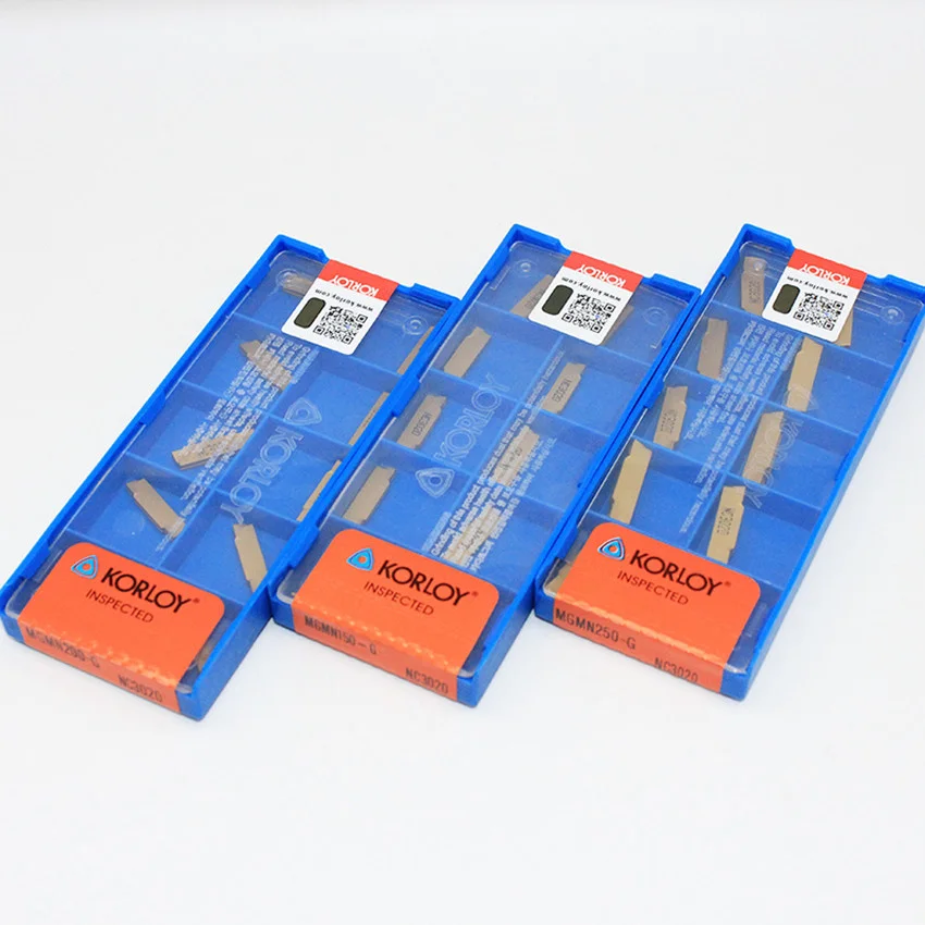 

Korloy MGMN150-G/MGMN200-G/MGMN250-G/MGMN300-M/MGMN400-M/MGMN500-M NC3020 карбидная вставка CNC 10 шт./корк.