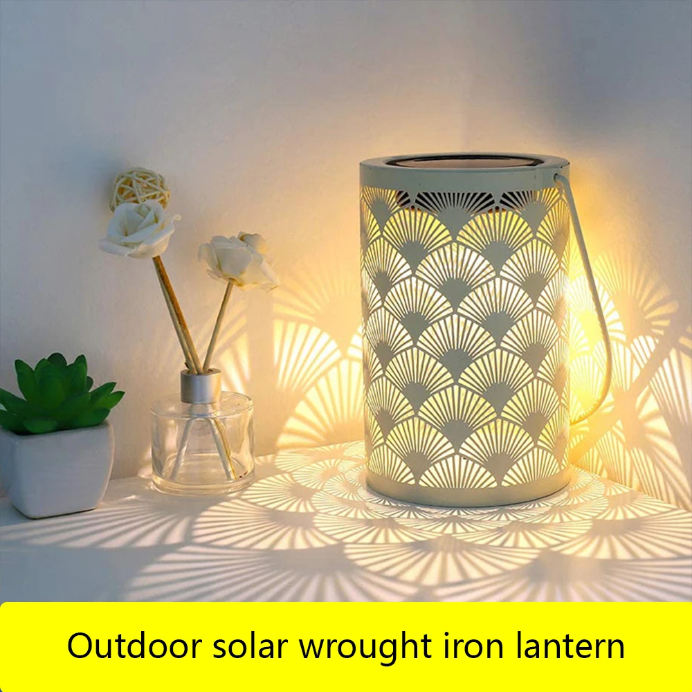

Solar Lantern Light Waterproof Outdoor Decor Garden Tree Patio Table Desktop Decor LED Hanging Lamp Solar Garden Lantern Light