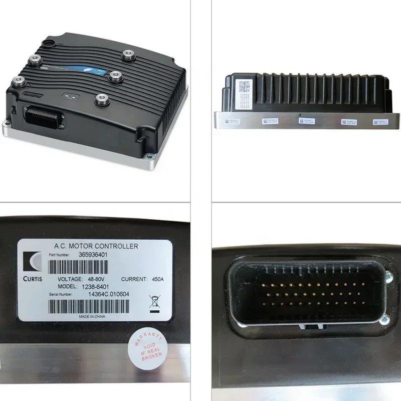 Контроллер электродвигателя переменного тока Curtis 450A 1238-6401 48 В/80 в контроллер