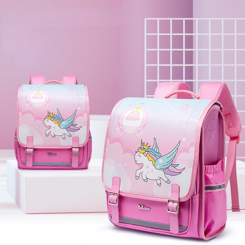 Girls Mermaid Boys Dinosaur Cute Horizontal Cartoon Backpacks New Children Students British Style Unicorn Fashion Schoolbags Hot