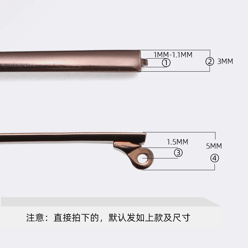 Металлические дужки для очков