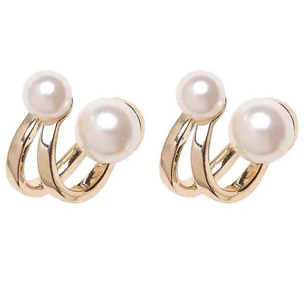 

Earrings Forpearl Clipear Cuff Girls Earring Jewelry Cuffsfake Wrap Teen Large Non