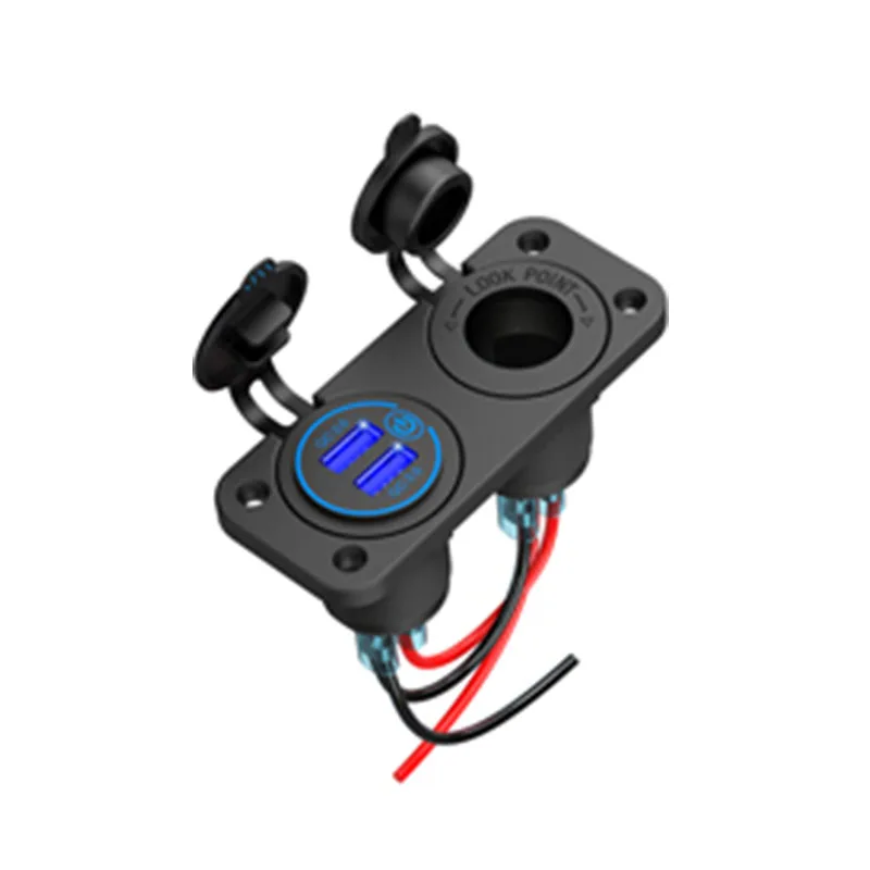 Автомобильное зарядное устройство Quick Charge 3.0 с двумя USB-портами и сенсорным