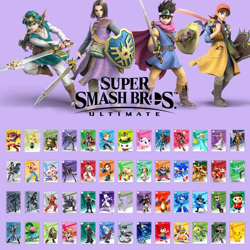 

New Full Set of Super Smash Bros Amiibo Cards Proximity Card Game Collection Cards,Forest of Animals Series RV Card