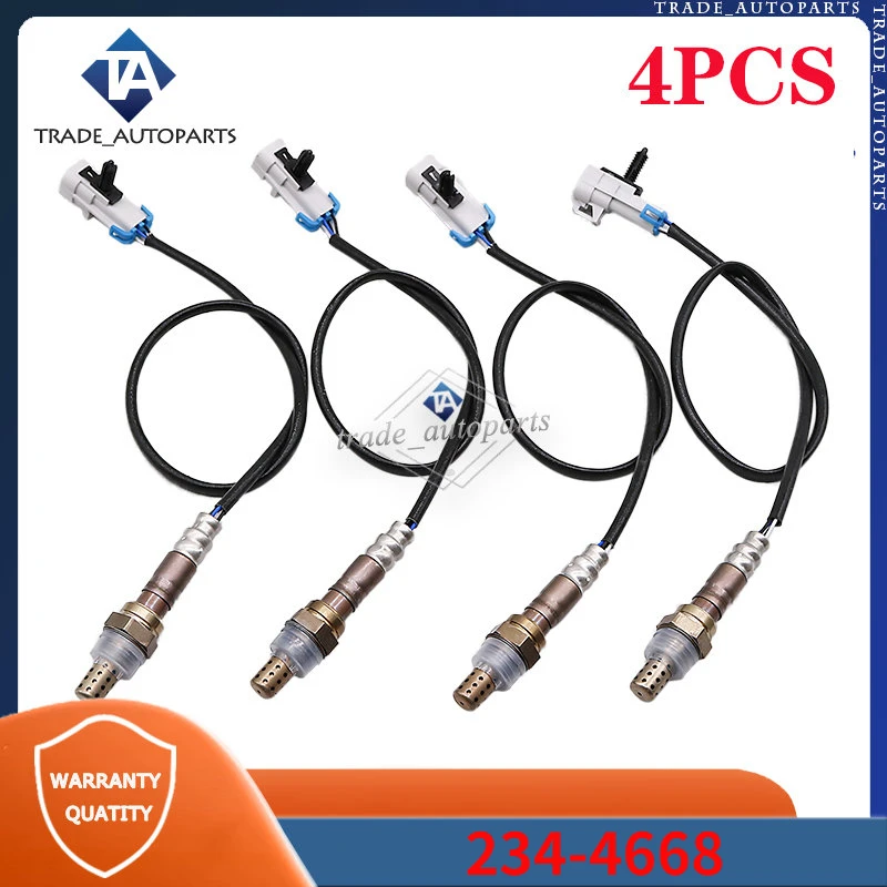 

For ISUZU ASCENDER SATURN OUTLOOK PONTIAC GMC CHEVROLET CADILLAC CTS SEVILLE BUICK ALLURE ENCLAVE Oxygen O2 Sensor 4Pcs 234-4668