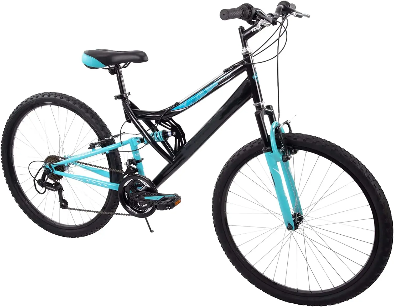 

26" Women's Full Suspension Mountain Bike, Black