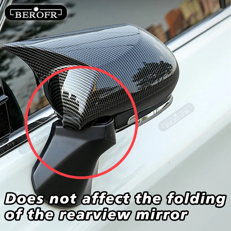 Чехол для зеркала заднего вида CHANGAN UNIT 2020 корова рог с ярким черным углеродным