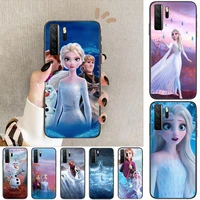 disney frozen black soft cover the pooh for huawei nova 8 7 6 se 5t 7i 5i 5z 5 4 4e 3 3i 3e 2i pro phone case cases