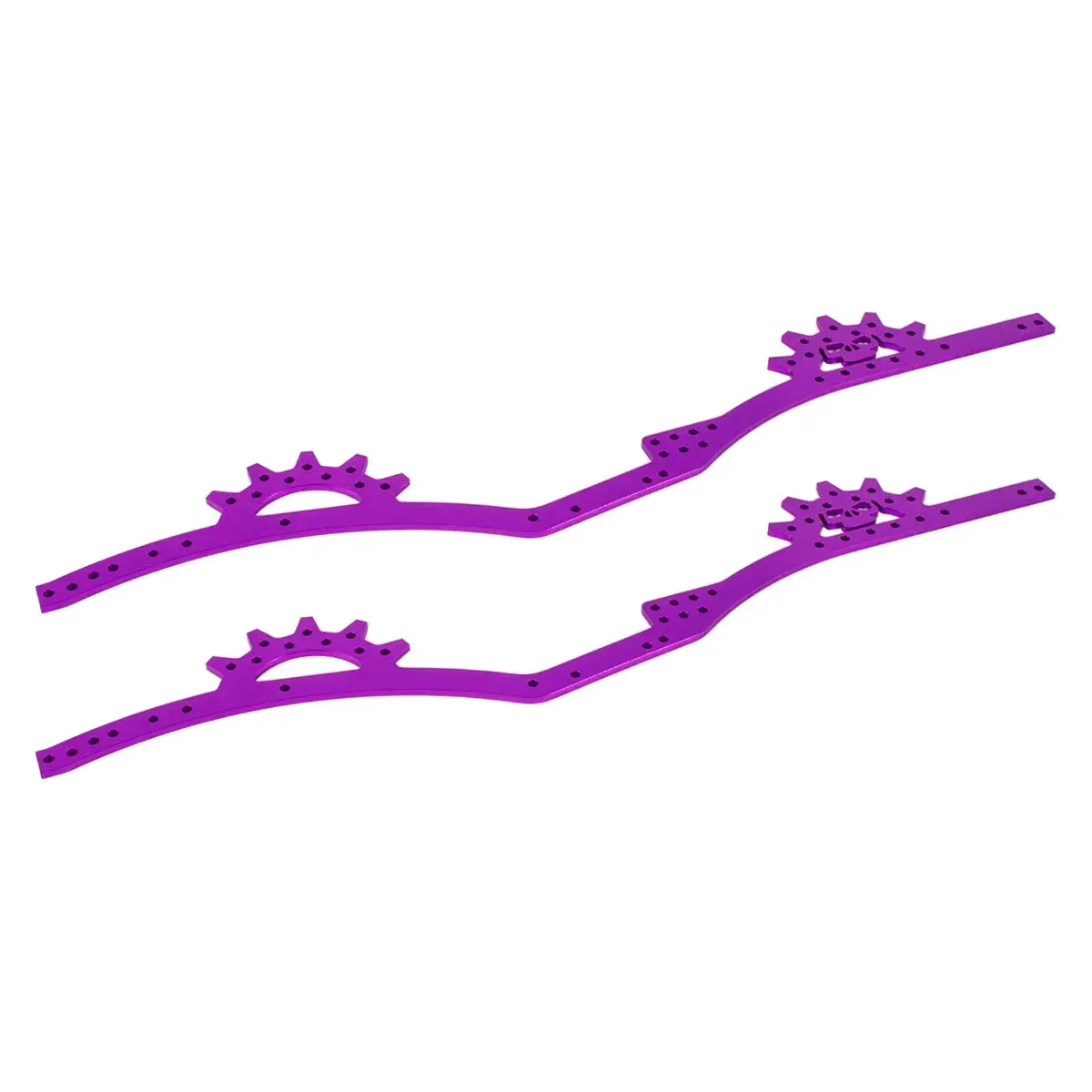 HWRC комплект шасси LCG из алюминиевого сплава рама рельсы для 1/10 радиоуправляемых