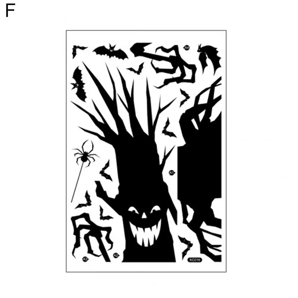 Экологичная стильная Наклейка на окно в виде призрака Хэллоуин домашний декор