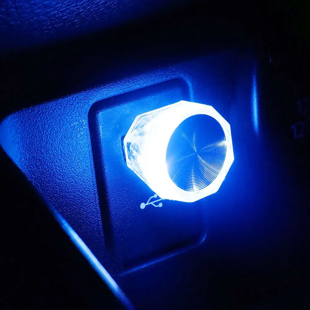 

Универсальная неоновая подсветка Mini USB, LED лампа для салона автомобиля, ювелирные украшения
