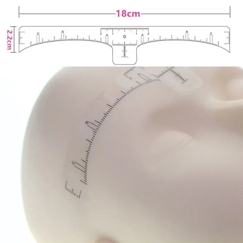 

10 шт./упаковка, линейка для бровей