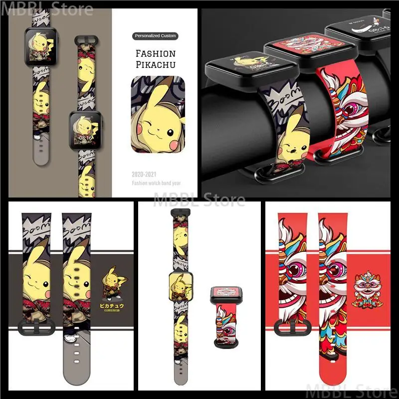 Ремешок силиконовый для Xiaomi Mi Watch Lite Redmi 21 5 мм | Фигурки из аниме