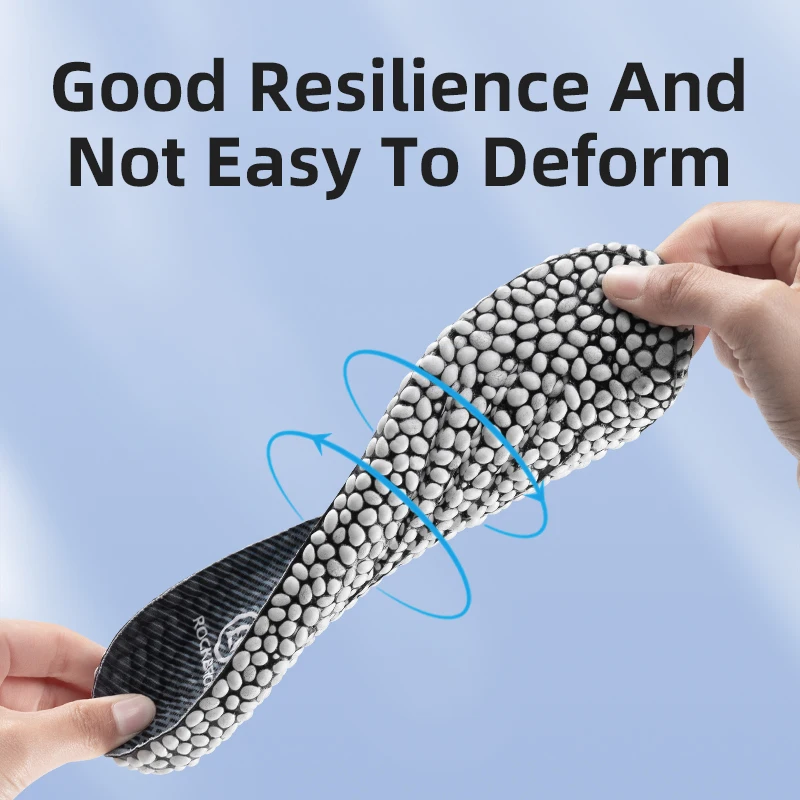 Breathable Soft Protects Knees Templates For Feet Hiking Running Unisex Insoles For Shoes PU Popped Rice Particle Foam Increa