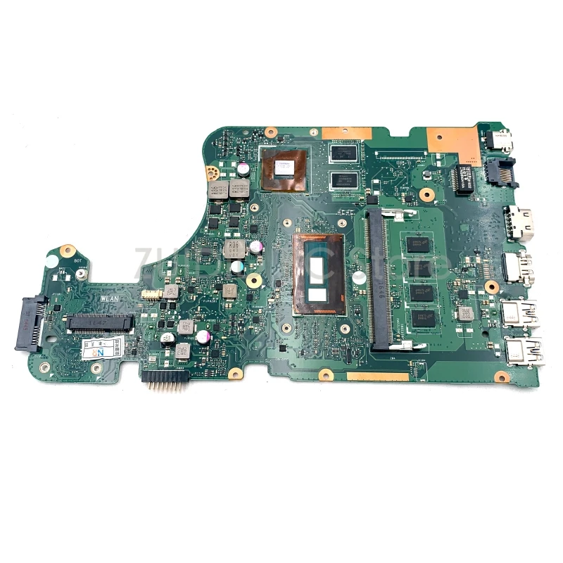 

Материнская плата для ноутбука Asus X555LD X555LN K555L X555LB 60NB08HO-MB1020 REV.3.6 Witt SR23W I7-5500U GPU 4 Гб RAM DDR3