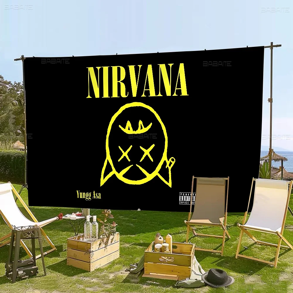 N-Nirvana баннер в стиле INS внешний декор атмосферный флаг