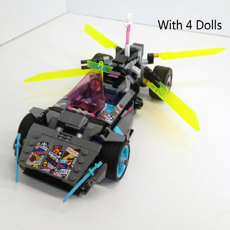 

443pcs Tuner Car Kai Model Building Blocks Compatible 71710 Ninja Toys for Children
