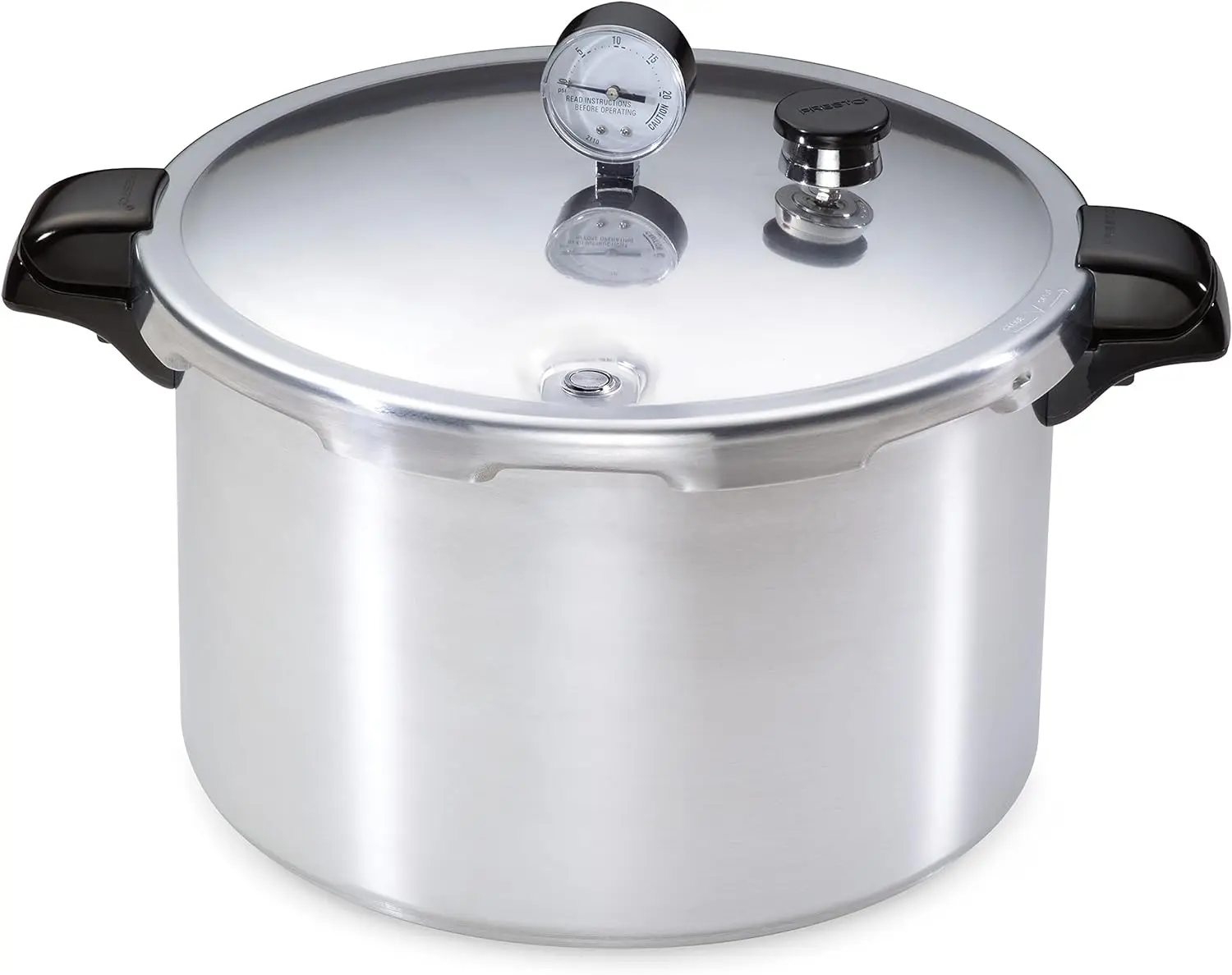 

01755 16-Quart Aluminum canner Pressure Cooker, One Size, Silver Olla de presion Pressure canner Rice cooker High pressure popco