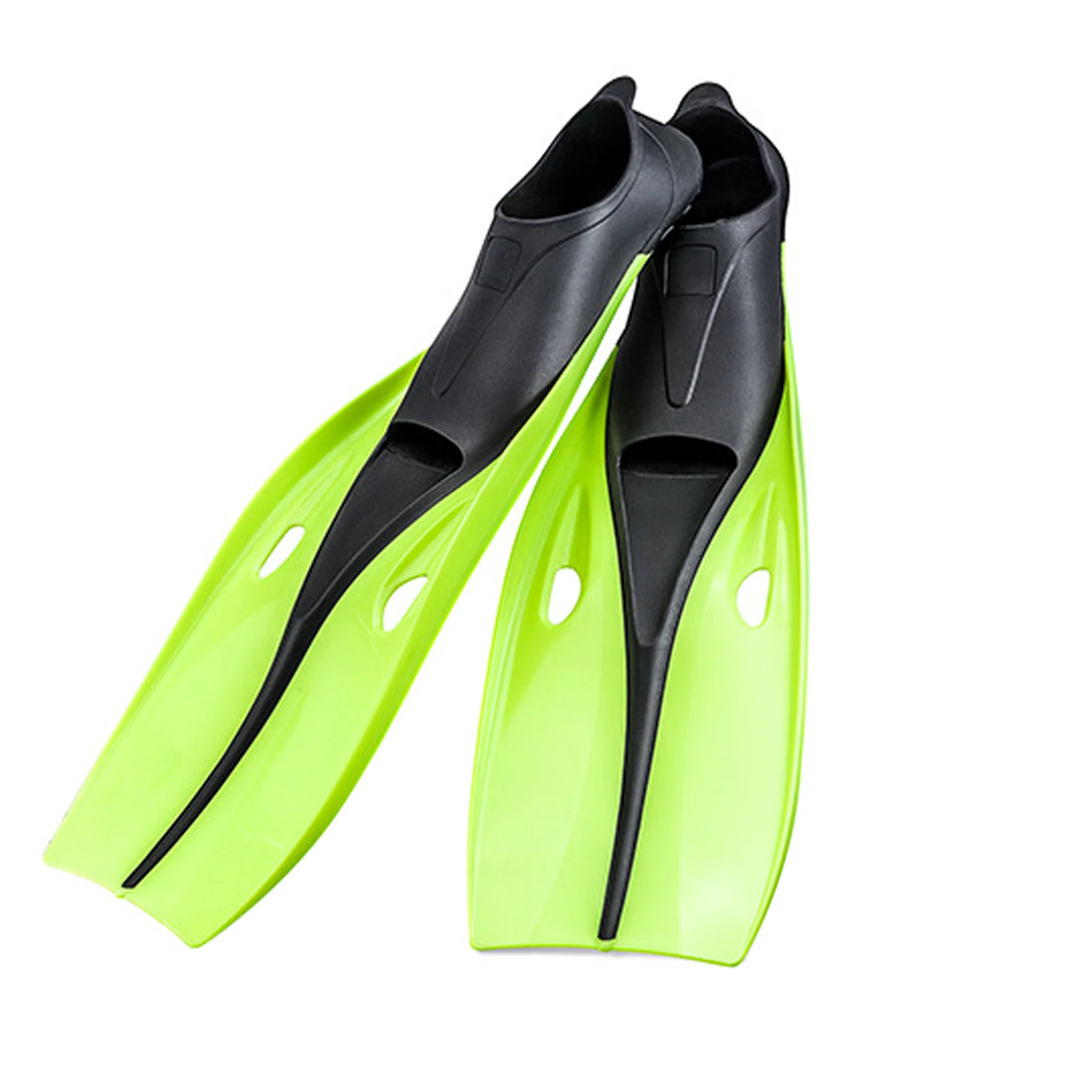

Snorkel Fins Light Full Foot Pocket Snorkel Fins Open Heel Long Blade Swimming Flippers For Snorkeling Diving Scuba Or Swimming