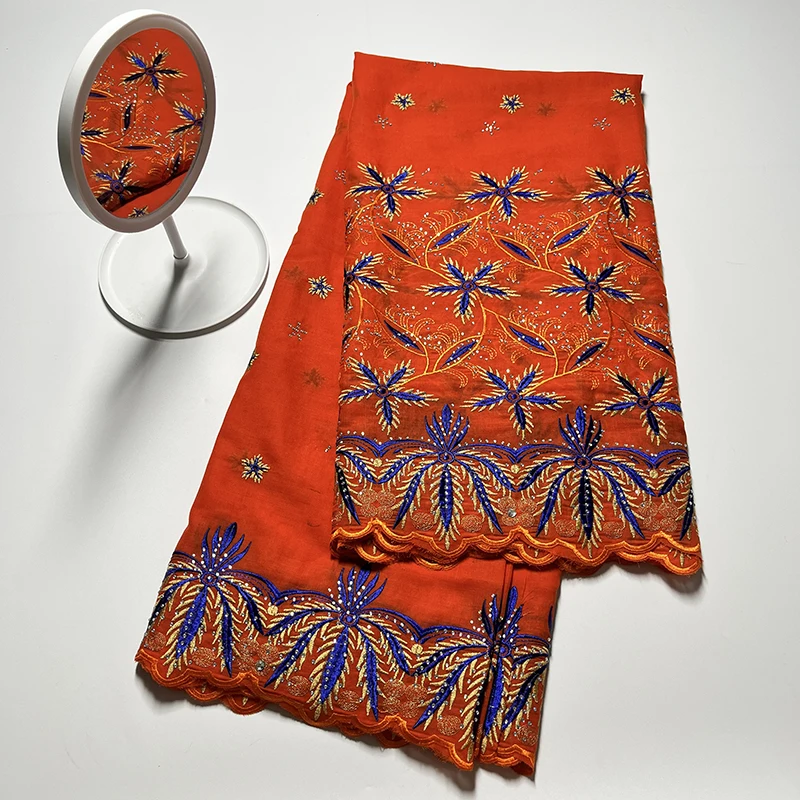 Хлопковая кружевная ткань Lafaya HQ6102