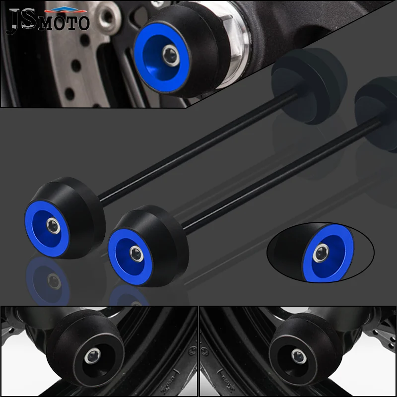 

For YAMAHA T-MAX 530 500 TMAX530 TMAX 500 Tmax 500/530 Motorcycle Rear Axle Cap Fork Sliders Crash Falling Wheel Protector Pad