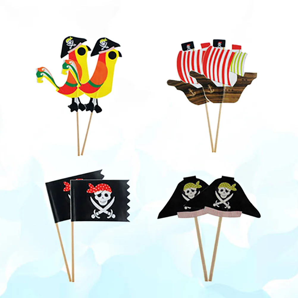 

Paper Cupcake Toppers Party Cake Decoration Birthday Cake Picks