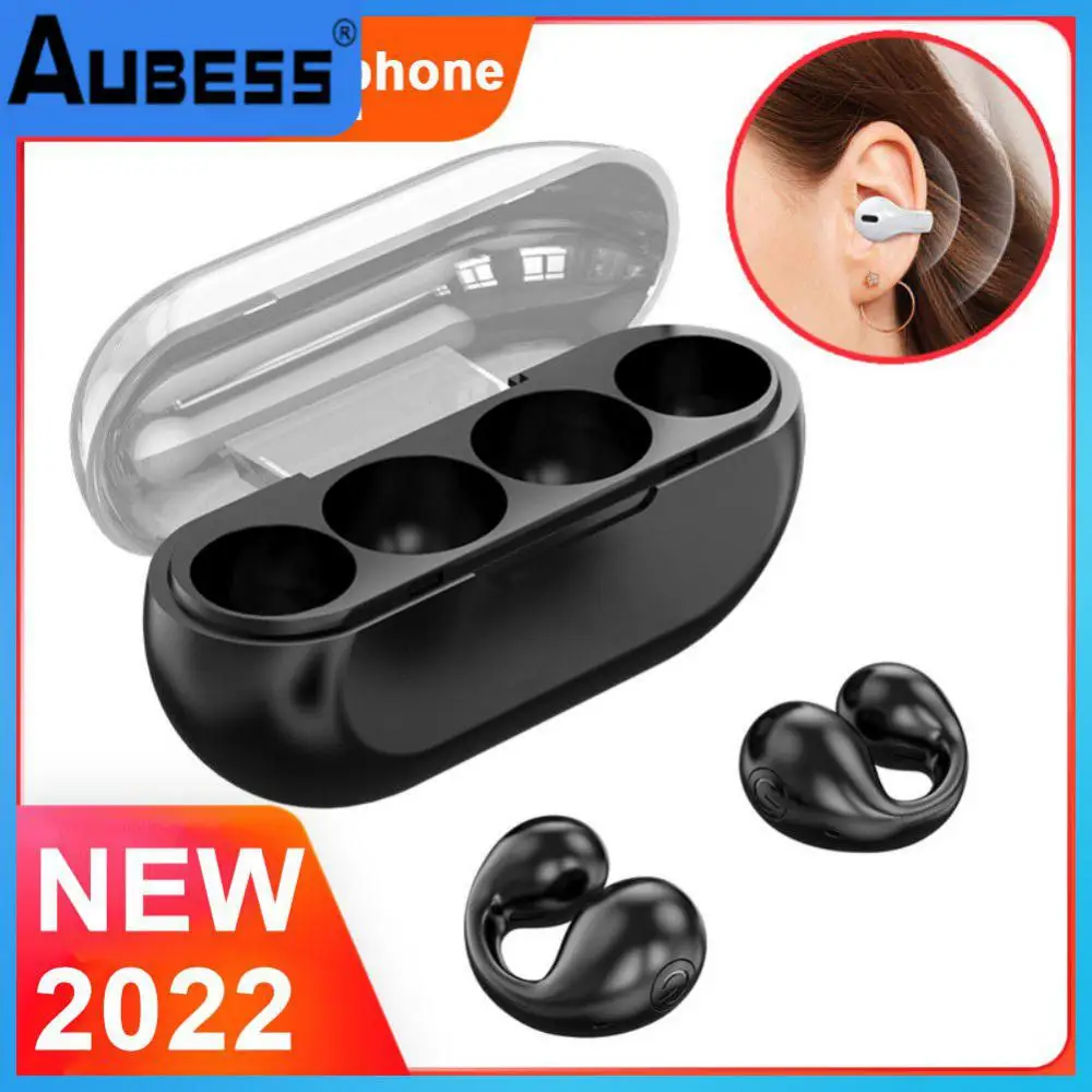 

Ear Clip Half In-ear Sport Headphones Comfortable Air Conduction Earphones Hifi Stereo Earbuds Headsets Earphones