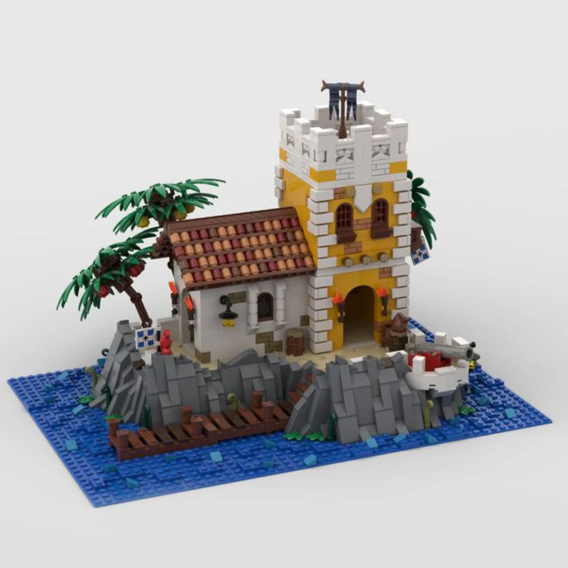 1895 шт. Детский конструктор MOC Пиратская серия