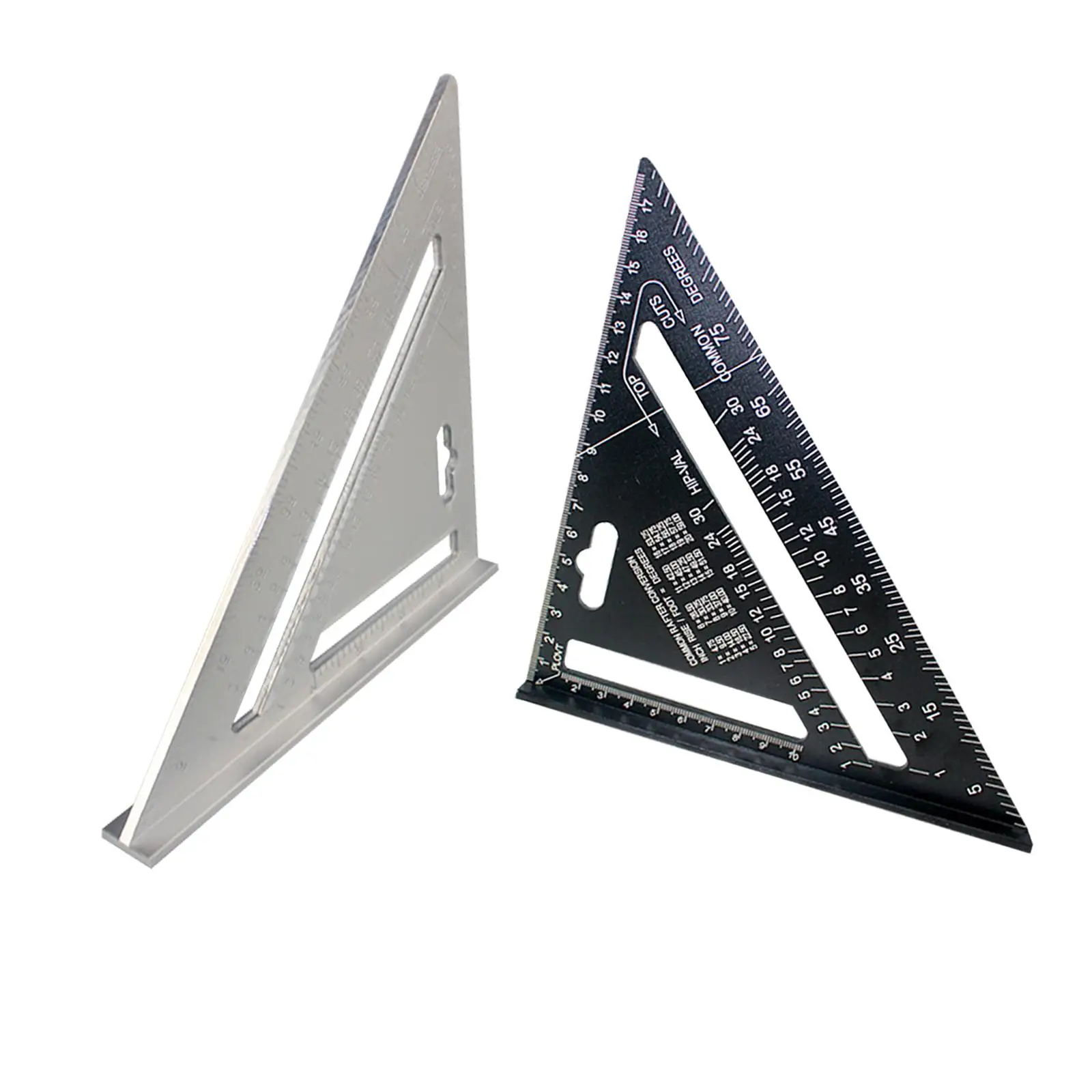 

Square Metric Aluminum Alloy Triangle Ruler Squares for Measuring Tool Metric Angle Protractor Woodworking Tools