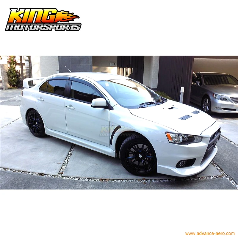 Фронтальный спойлер Fit для Mitsubishi Lancer EVO X JDM OE стиль 2008-2015, неокрашенный - PU, глобальная бесплатная доставка по всему миру.