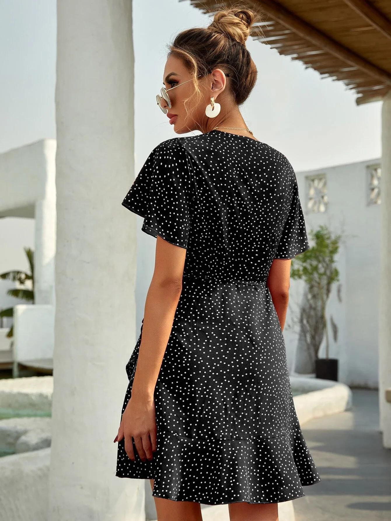 

y2kWomen Sexy Transparent Mesh Slim Mini Dress With Sleeve Night Club Dress Ladies Party Evening Casual Lingerie