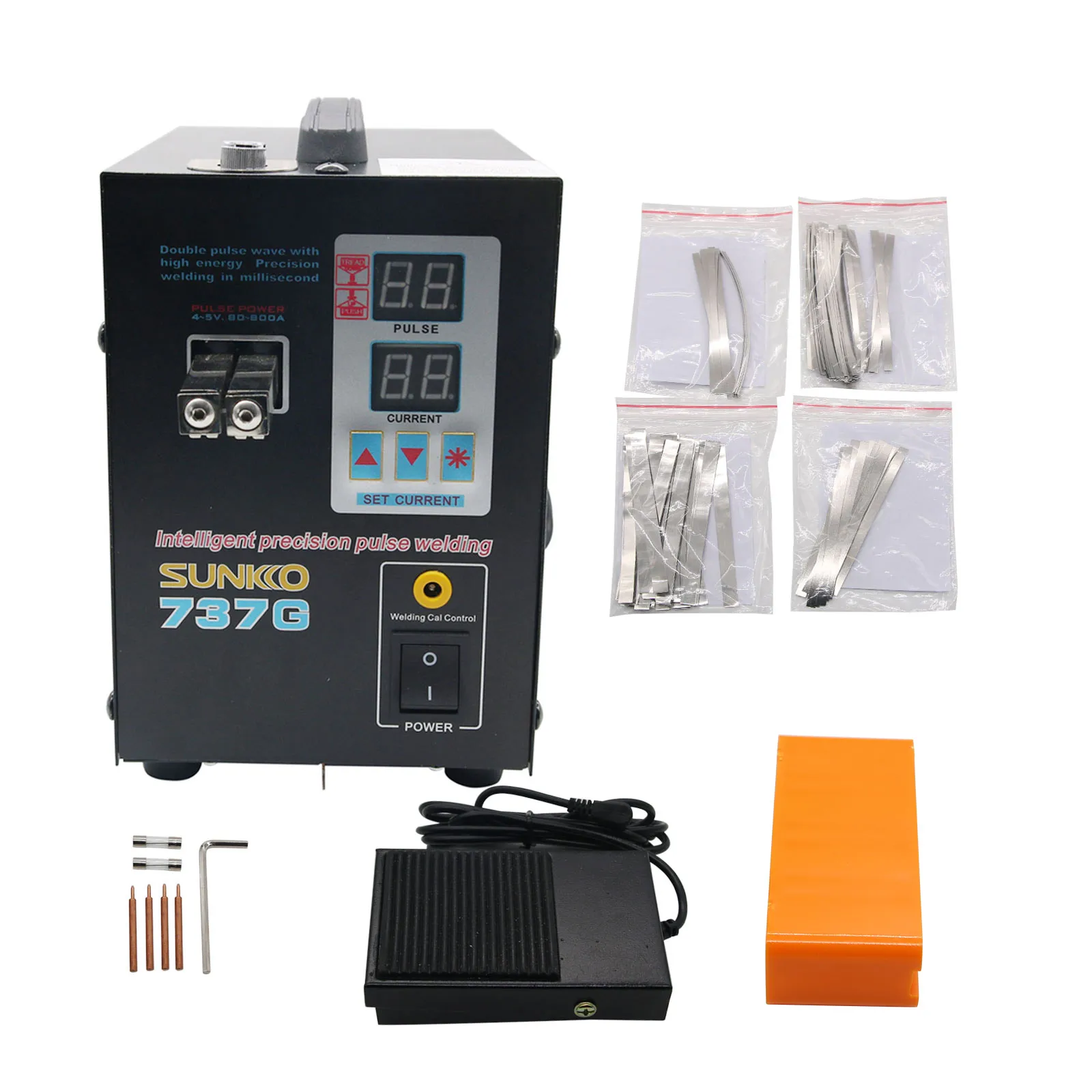 

737G Spot Welder 1.5KW Battery Spot Welding Machine with LED Light for 18650 Battery Pack Spot Welder